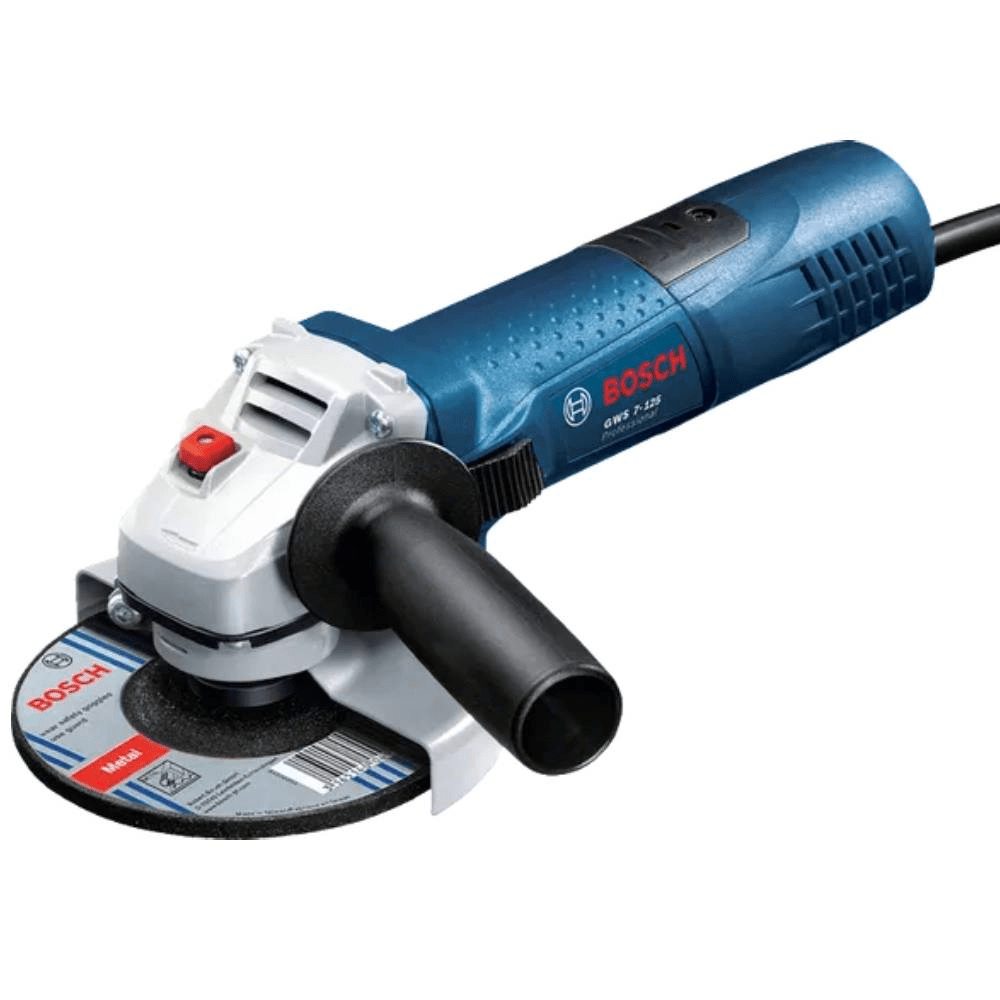 משחזת חשמלית "5 (125 מ"מ) הספק 700W הדלקה קבועה BOSCH GWS 7-125 - K.B.V