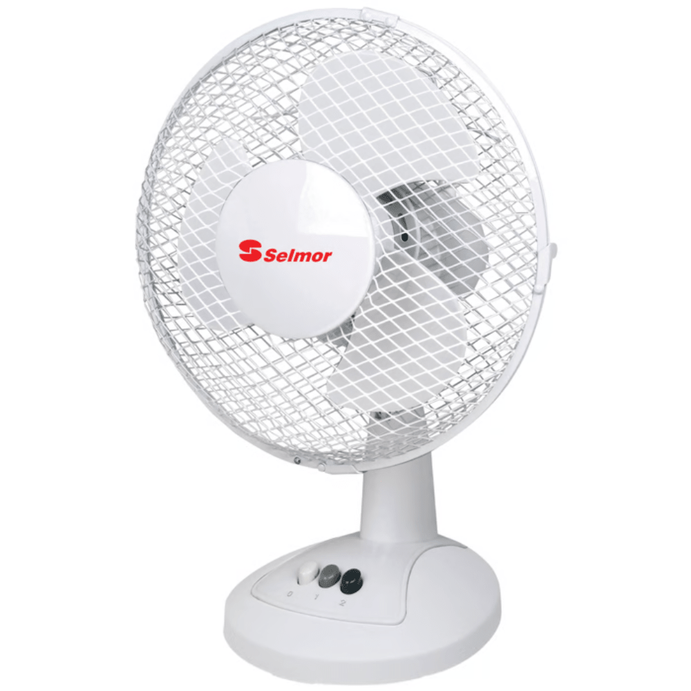 מאוורר שולחני קוטר 16" Selmor ws-40 - צבע לבן - K.B.V