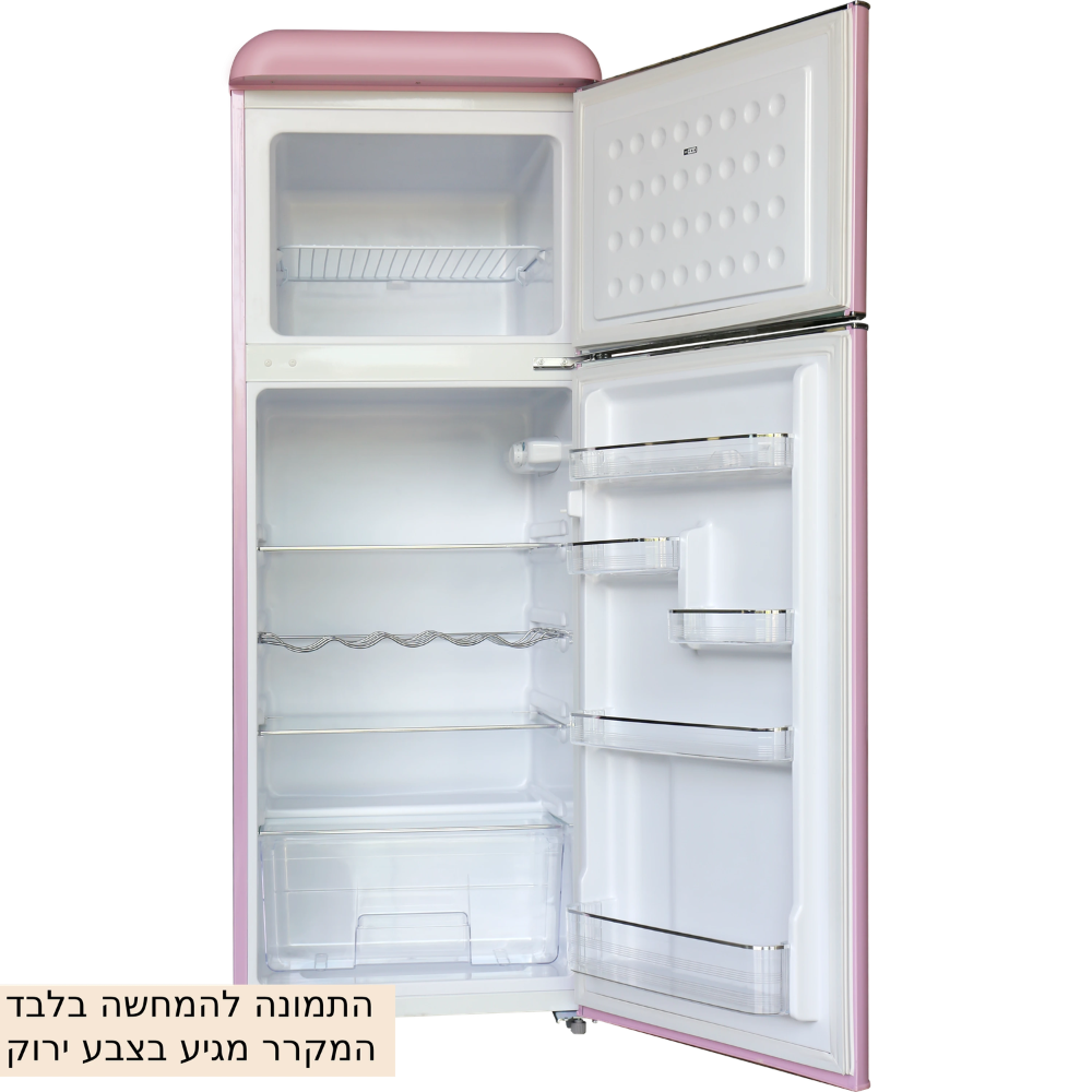 מקרר מקפיא עליון רטרו 208 ליטר Electra ELR210G - גימור ירוק