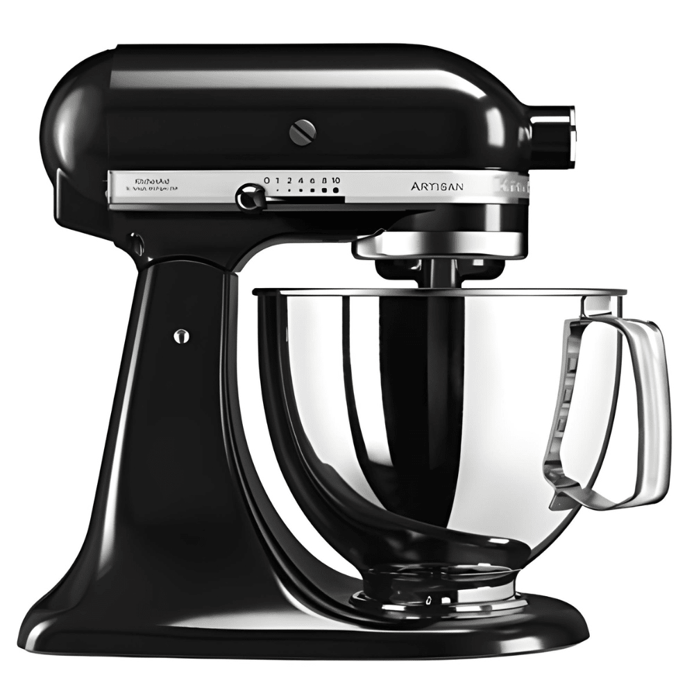 מיקסר שולחני עם קערת נירוסטה 4.8 ליטר KitchenAid Artisan 5KSM125IOB/EOB - צבע שחור - K.B.V