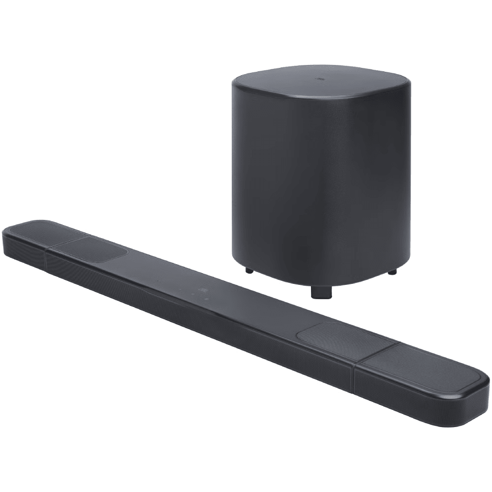 מקרן קול עם רמקולים וסאבוופר אלחוטיים JBL Bar 1000MK2 960W - צבע שחור - K.B.V