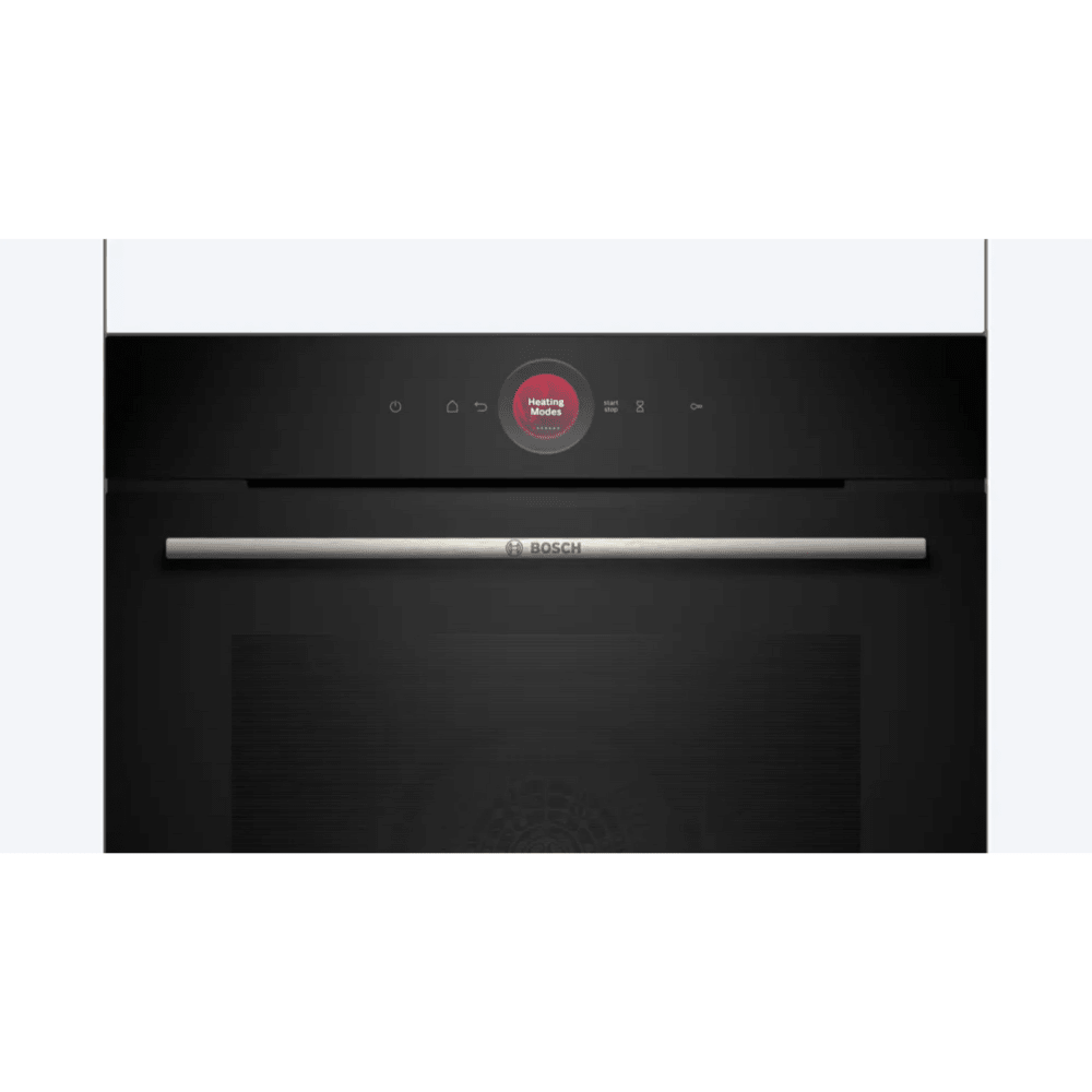 תנור בנוי קומפקטי משולב מיקרוגל דגם Bosch CMG7241B1 - גימור שחור זכוכית - K.B.V