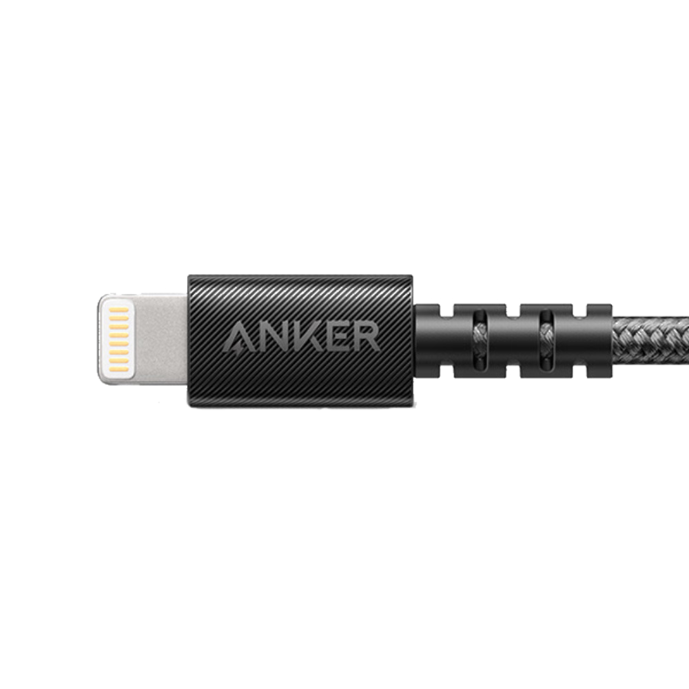 כבל 1 מטר לאייפון Anker Powerline Select Plus MFI A-L - צבע שחור שנה אחריות ע"י - יבואן הרשמי