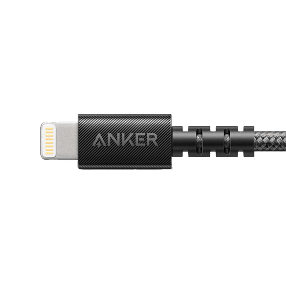 כבל 1 מטר לאייפון Anker Powerline Select Plus MFI A-L - צבע שחור - K.B.V