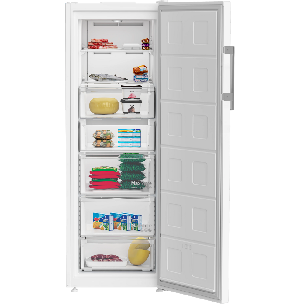 מקפיא 7 מגירות 260 ליטר Blomberg FNT3676WP - גימור לבן - יבואן רשמי