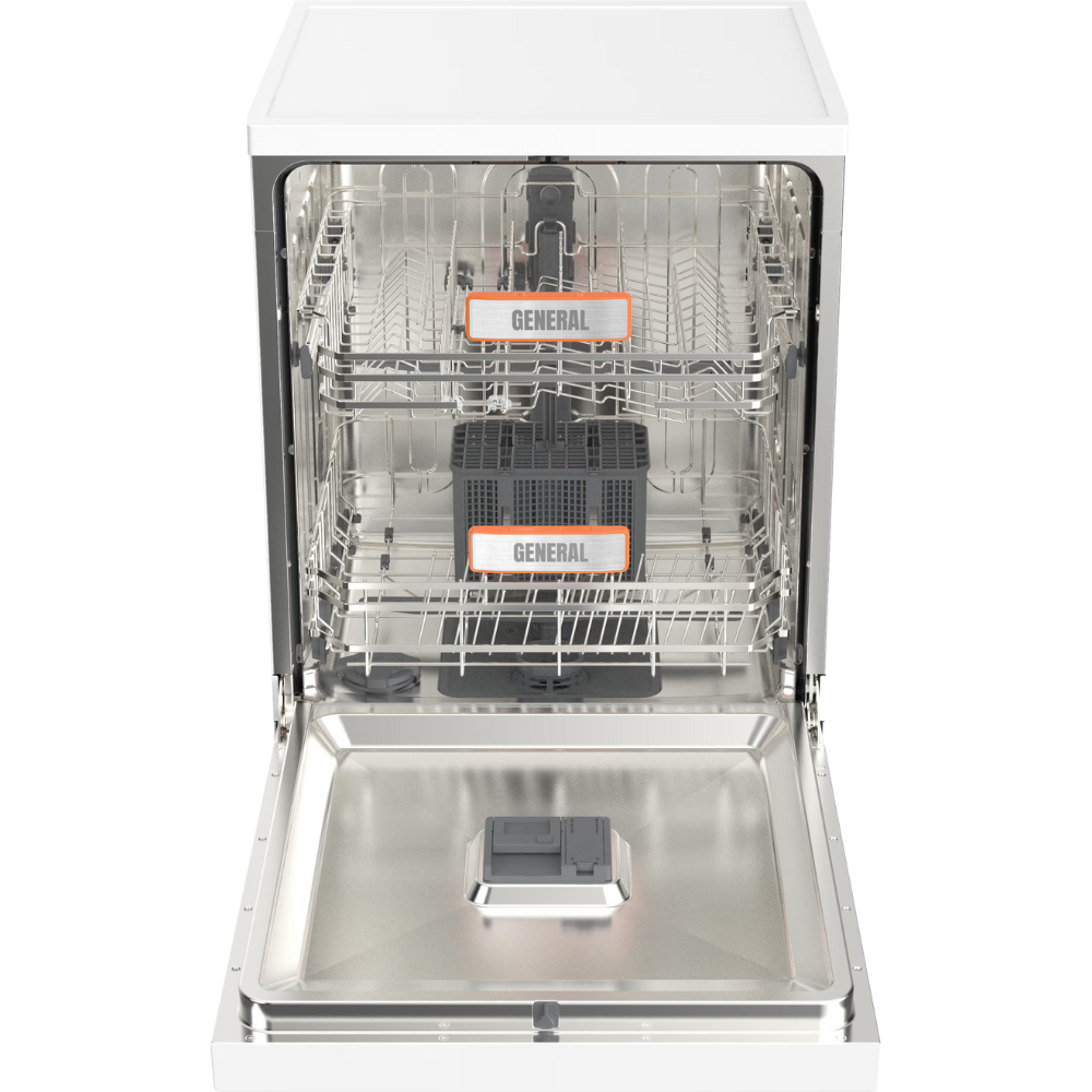 מדיח כלים עומד 60 ס"מ ג'נרל דגם GE2411FW לבן - יבואן רשמי