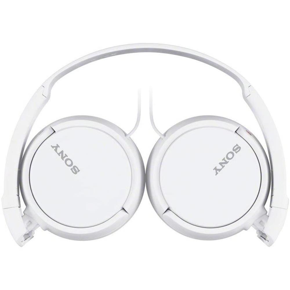 אוזניות חוטיות עם מיקרופון Sony MDR-ZX110AP -צבע לבן שנה אחריות ע"י - יבואן הרשמי