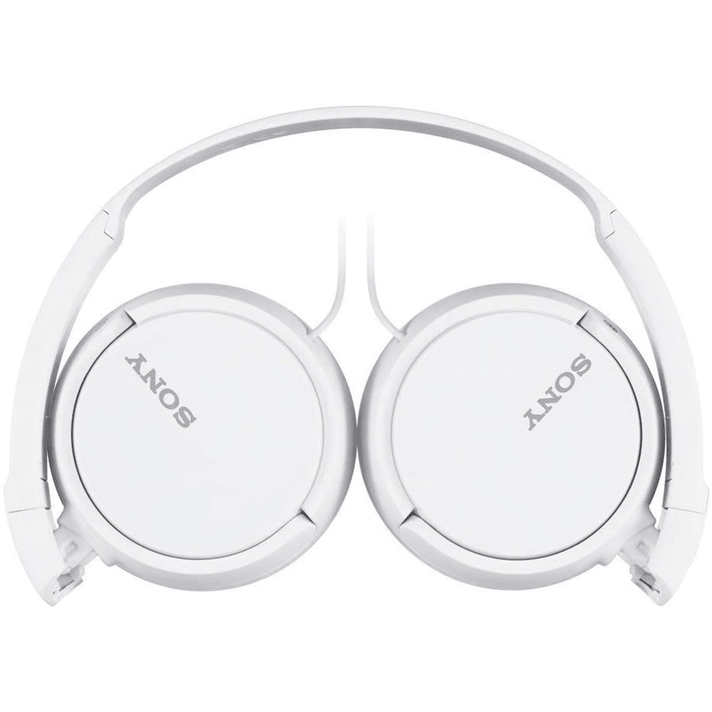 אוזניות חוטיות עם מיקרופון Sony MDR-ZX110AP - צבע לבן - K.B.V