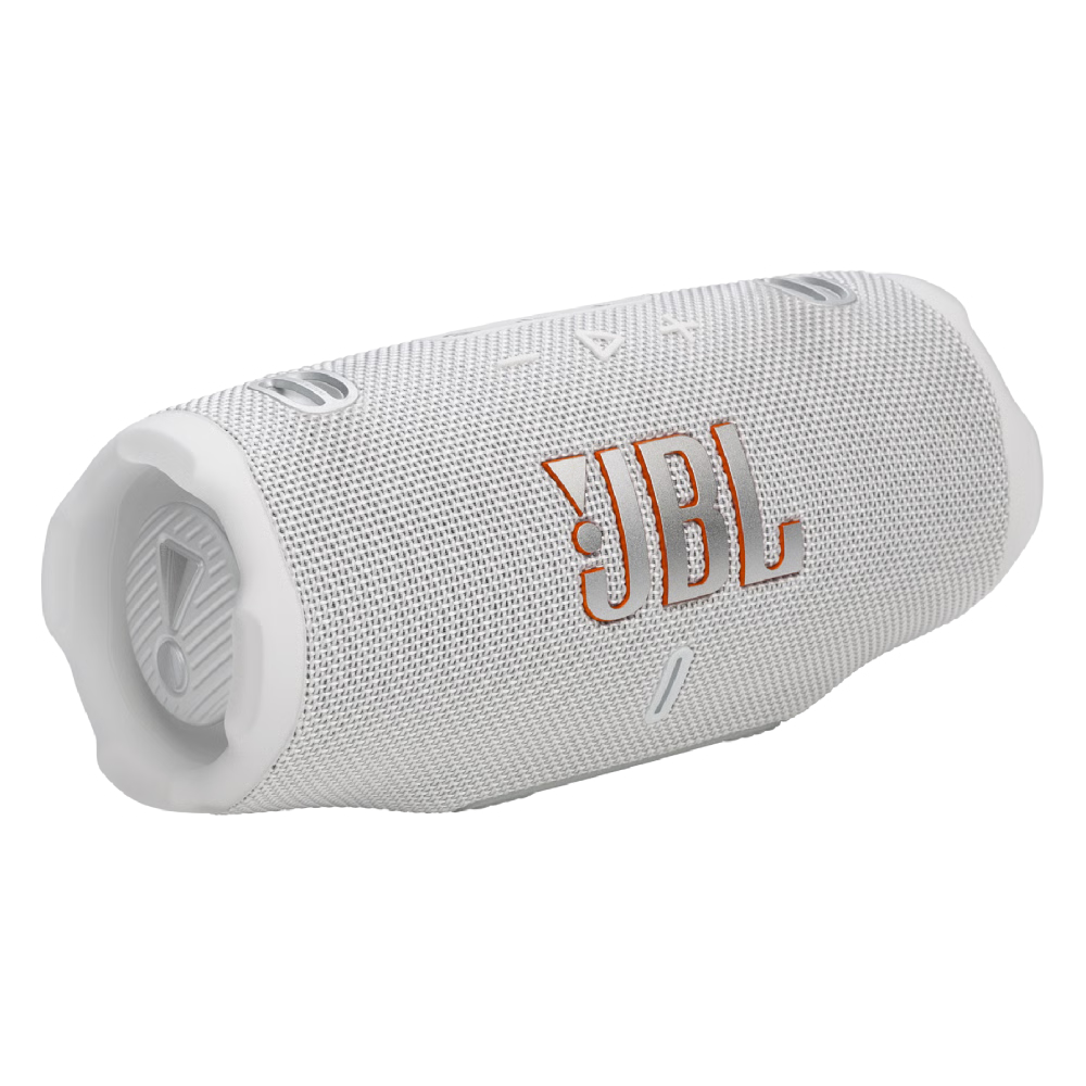 רמקול Bluetooth אלחוטי נייד JBL Charge 6 - צבע לבן שנה אחריות ע"י - יבואן הרשמי