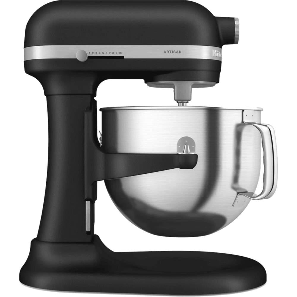 מיקסר עם קערת נירוסטה 6.6 ליטר KitchenAid Plus 5KSM70SHXEBK - צבע שחור - K.B.V