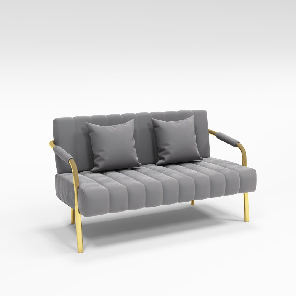 כורסא דו מושבית ברוחב 1.2 מטר דגם MSR-1104 צבע אפור ROSSO ITALY - יבואן רשמי