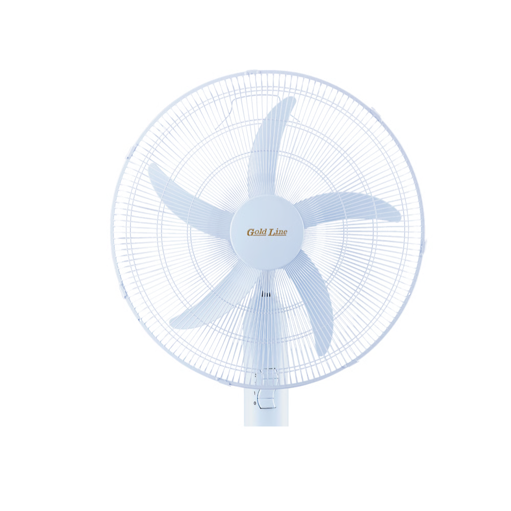 מאוורר עמוד בעל חמש כנפיים 20" לבן דגם GOLDLINE ATL-019