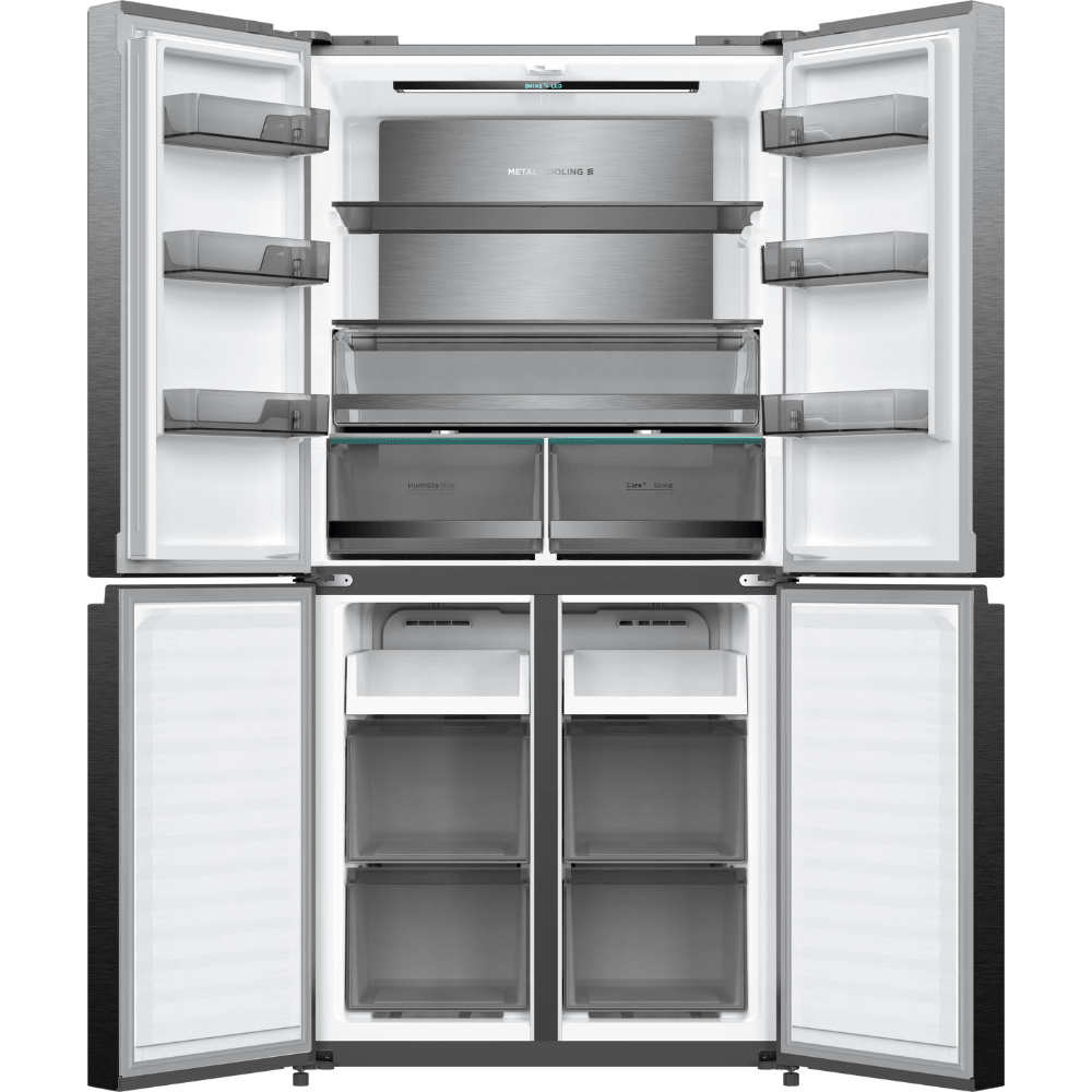 מקרר 4 דלתות ג'נרל דגם GE551BIX שחור מט - K.B.V