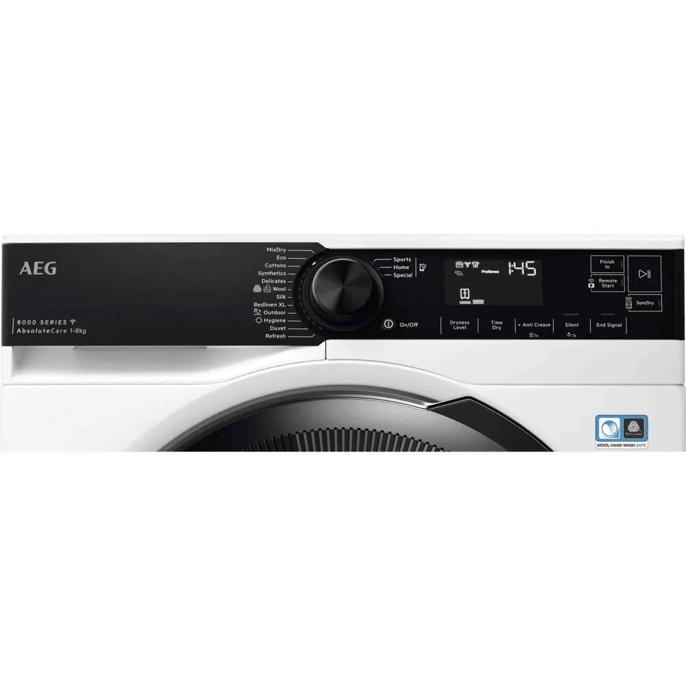 מייבש כביסה 8 ק"ג דגם AEG T8384OBCM - K.B.V