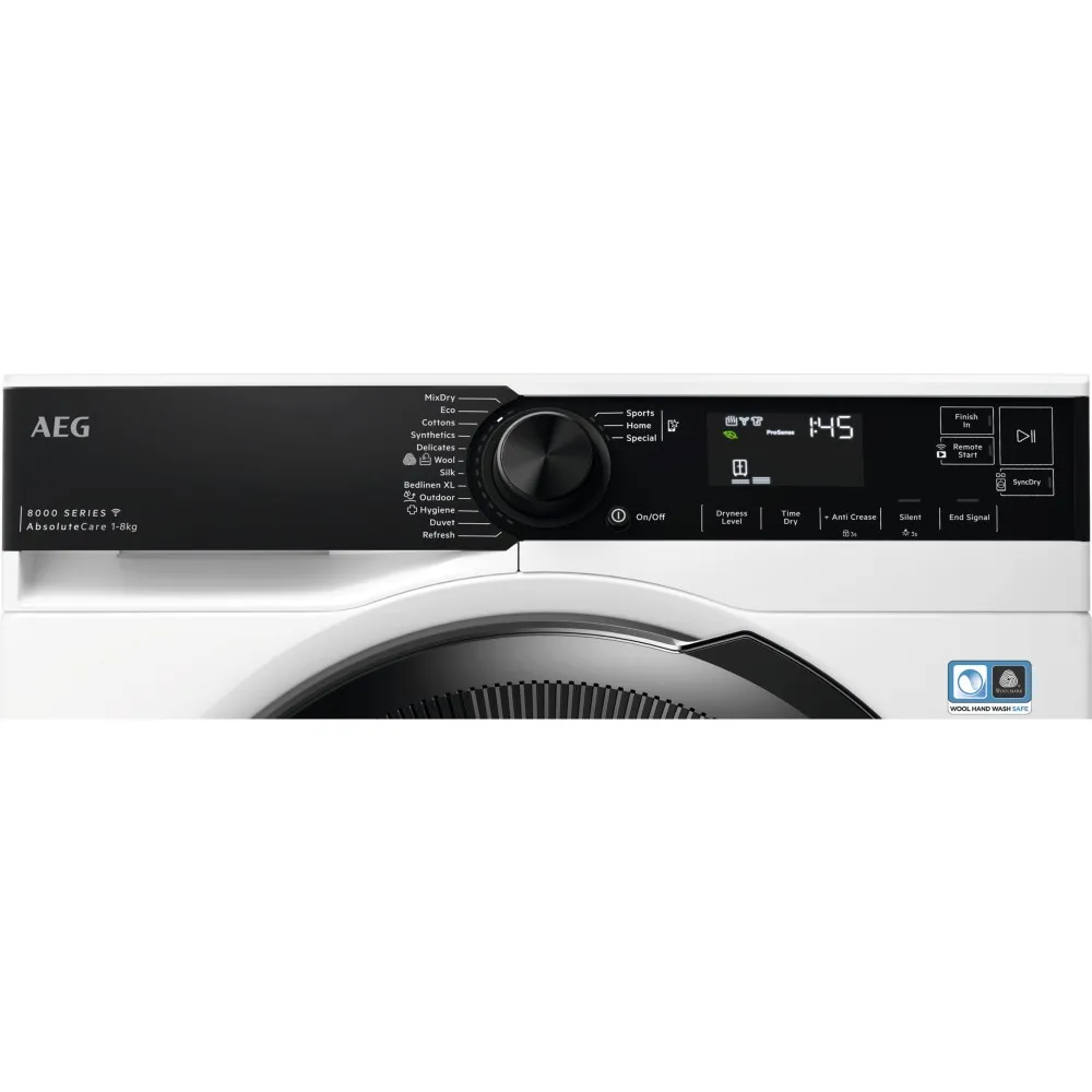 מייבש כביסה 8 ק"ג דגם AEG T8384OBCM - יבואן רשמי