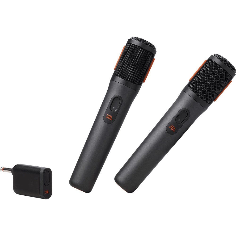 סט מיקרופונים אלחוטיים דיגיטליים JBL PartyBox Wireless Mic - צבע שחור - K.B.V