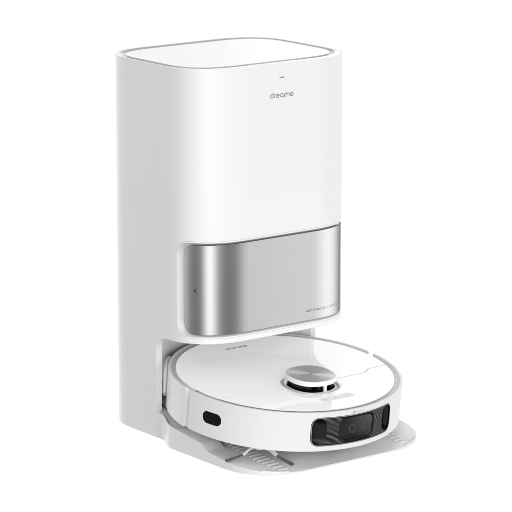 שואב אבק רובוטי עם מכילי ריקון אוטומטים Dreame Bot L10s Ultra - צבע לבן - יבואן רשמי