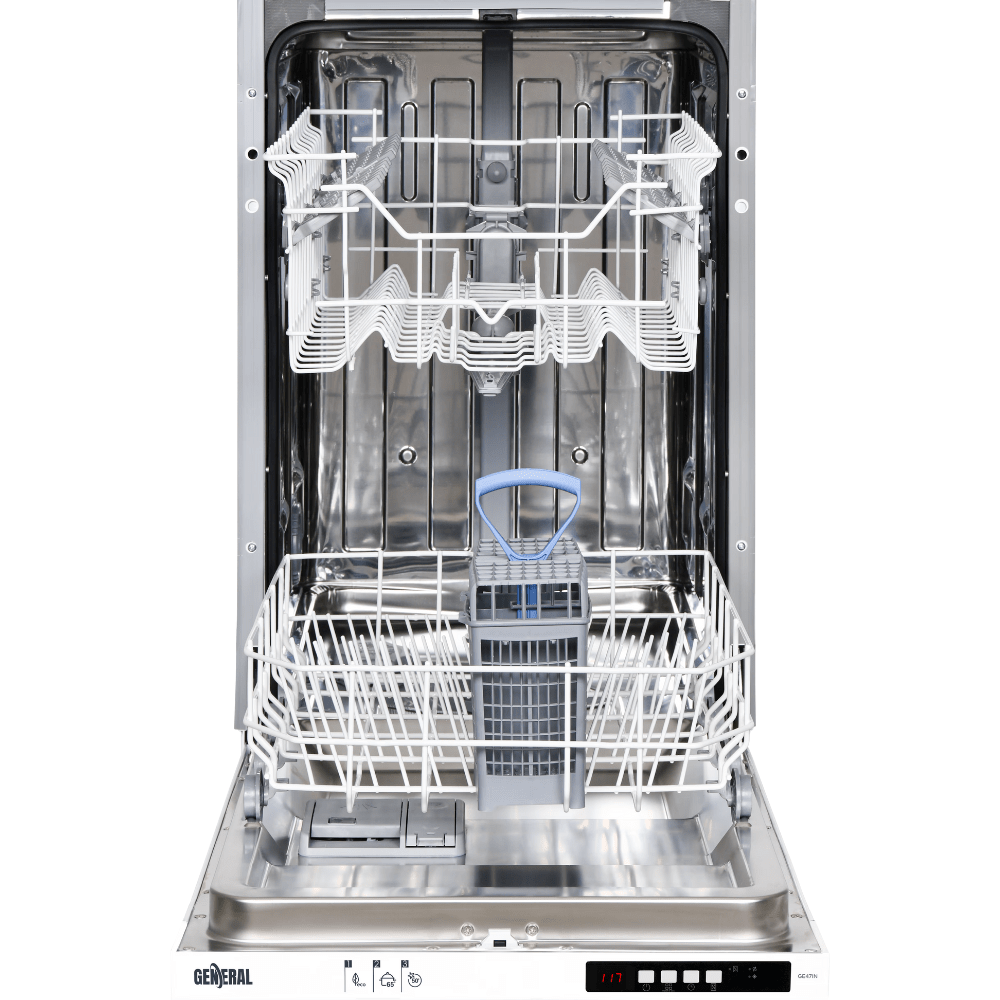 מדיח כלים עומד 45 ס"מ ג'נרל דגם GE45 כסוף - K.B.V