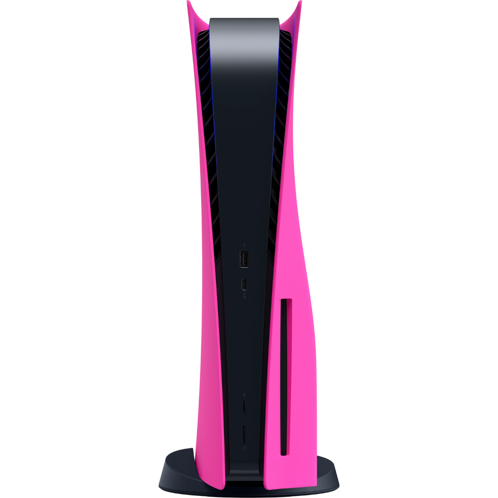 כיסוי צבעוני רשמי לקונסולת Sony Playstation 5 Blu-ray Edition - צבע ורוד נובה שנה אחריות ע"י - יבואן הרשמי