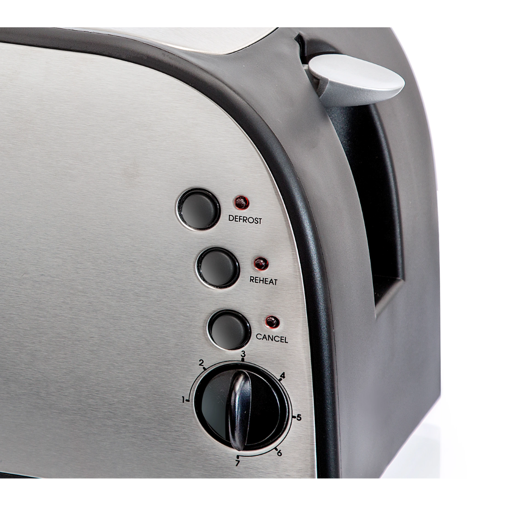 טוסטר קופץ 4 פרוסות דגם Gold Line ATL-028 - צבע נירוסטה