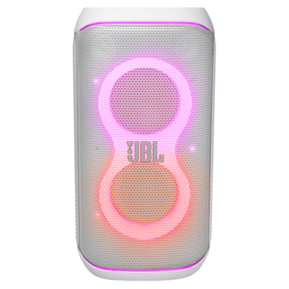 בידורית ניידת JBL PartyBox Club 120 IPX4 160W - צבע לבן שנה אחריות ע"י - יבואן הרשמי