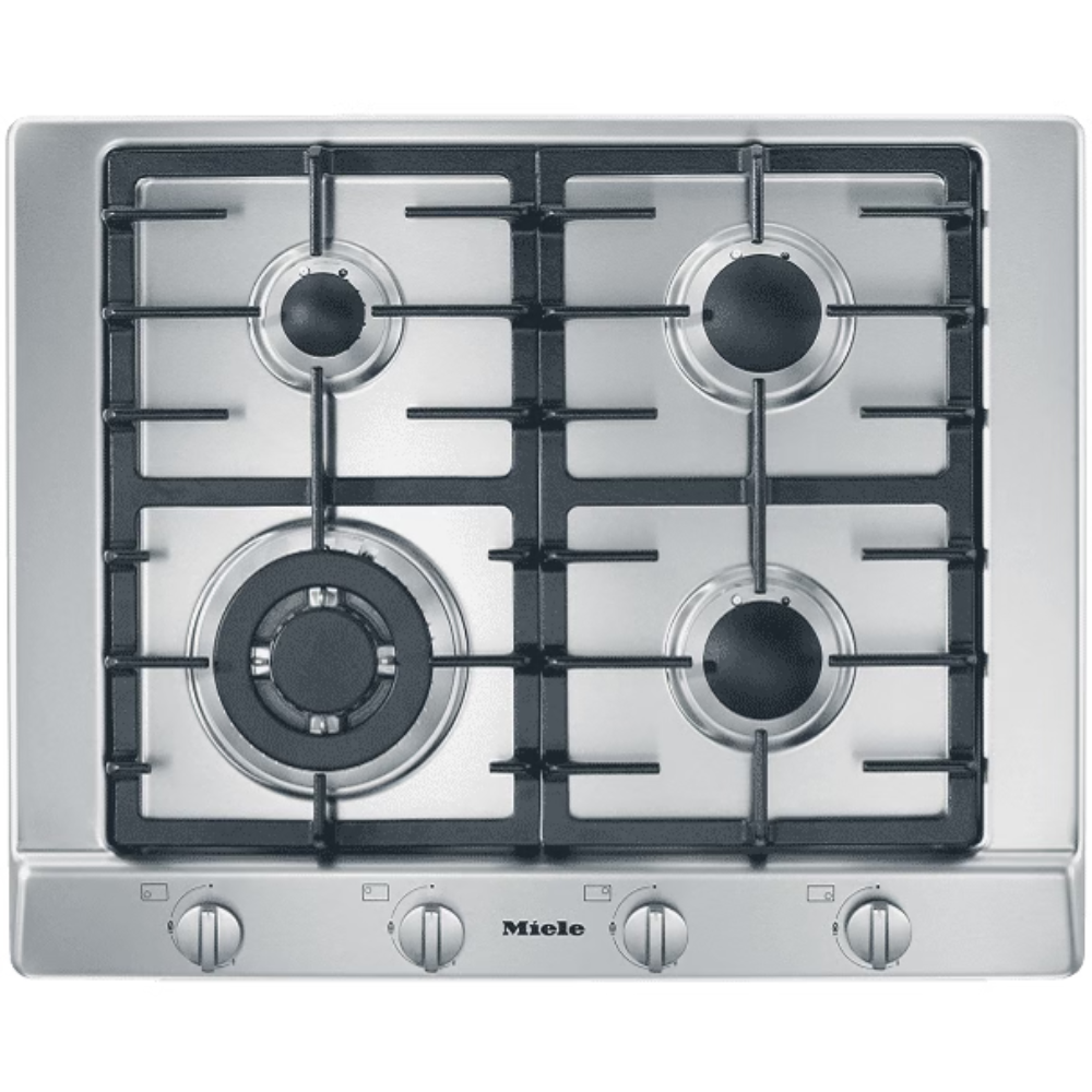 כיריים גז 4 להבות KM2012 Miele צבע נירוסטה - יבואן רשמי