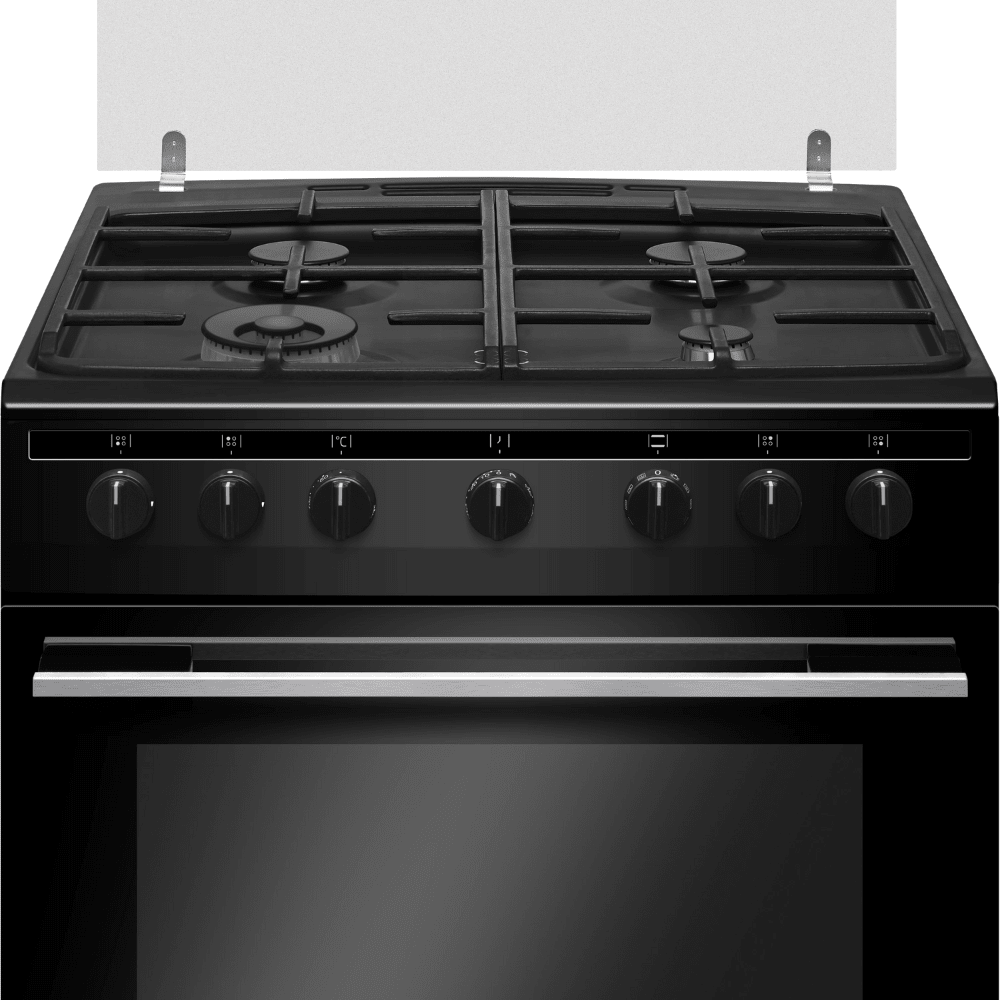 תנור אפייה משולב כיריים Sauter Elegant 4780B - גימור שחור - K.B.V