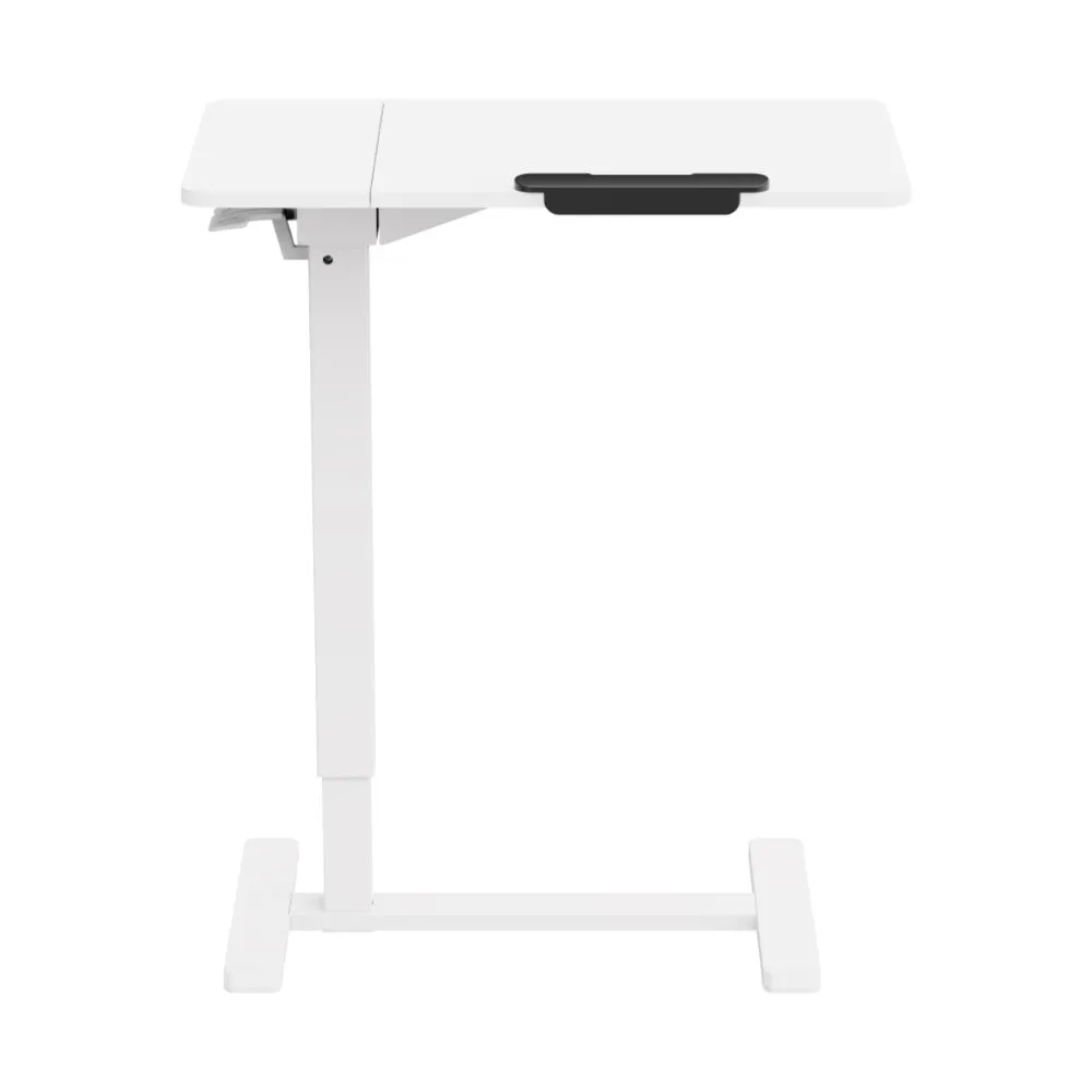 שולחן צד נייד מתכוונן בגובה עם הטייה Lumi Legend / Brateck FMT02-03 White - יבואן רשמי