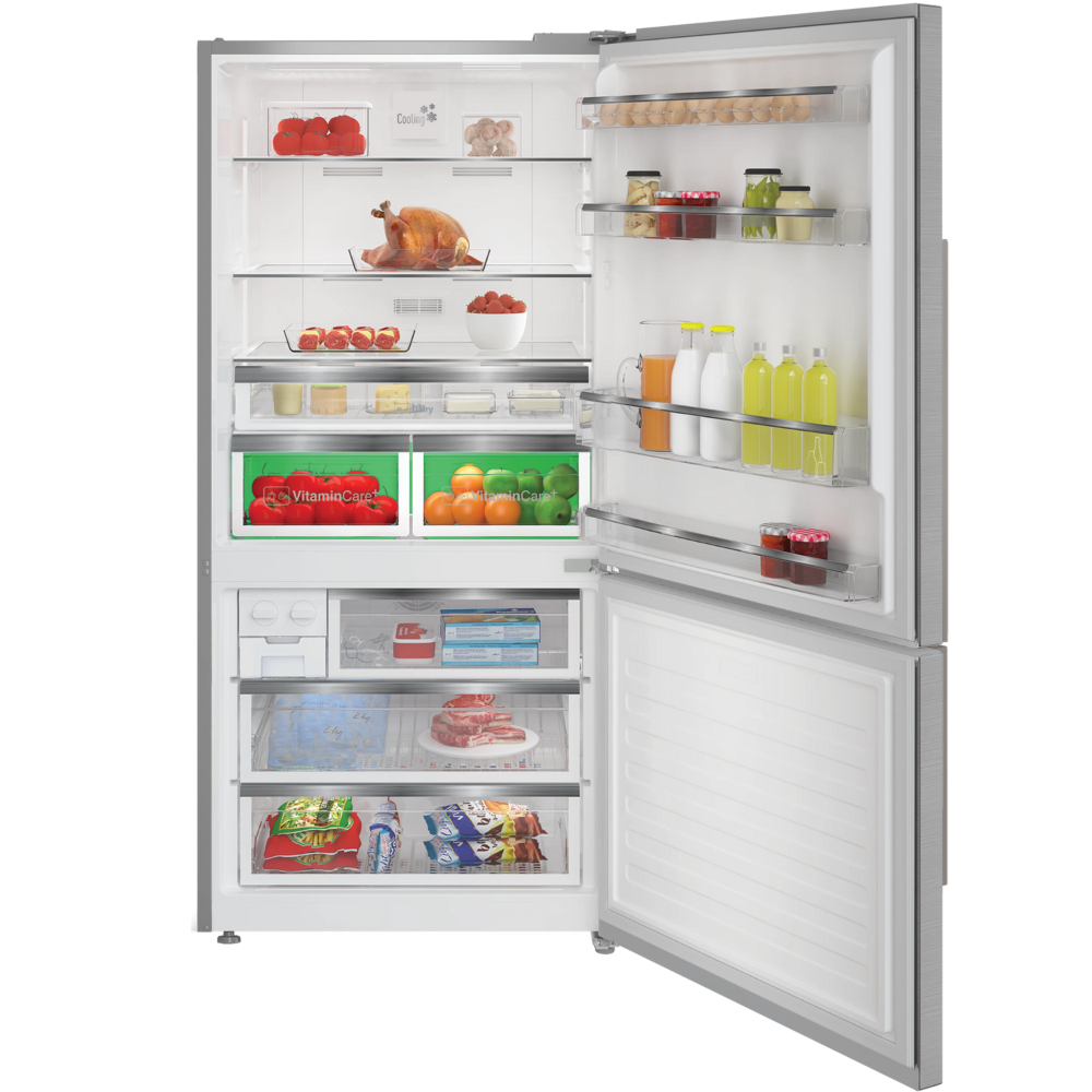 מקרר מקפיא תחתון 580 ליטר נטו Blomberg KND3958XPP - גימור נירוסטה - יבואן רשמי