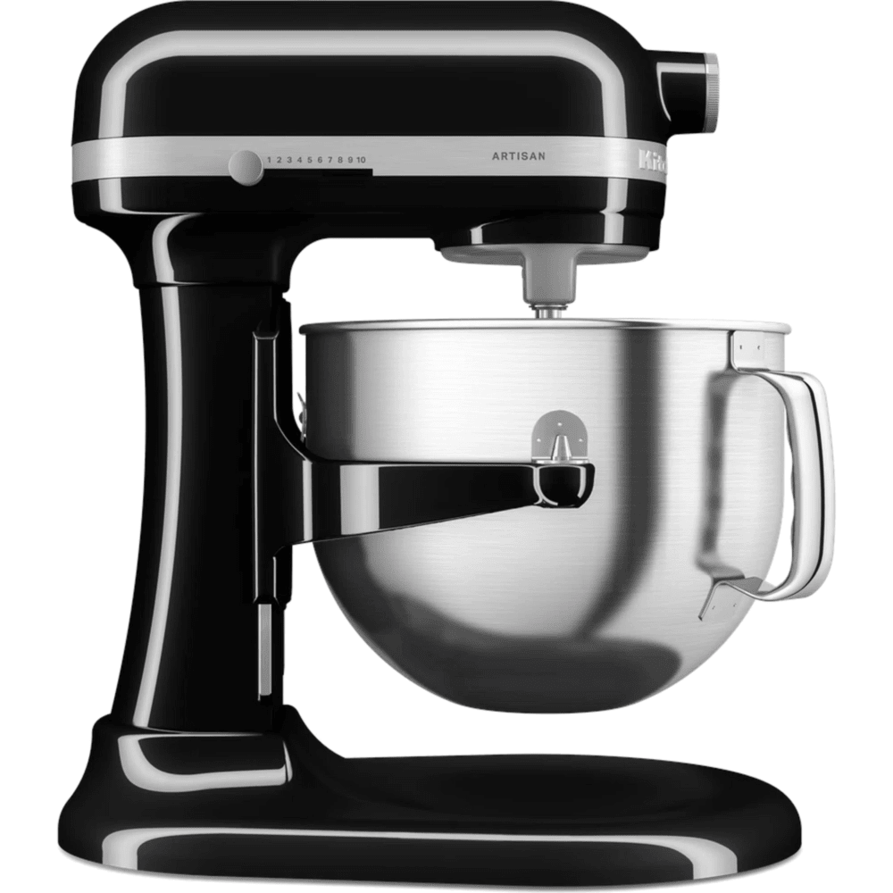 מיקסר עם קערת נירוסטה 6.6 ליטר KitchenAid Plus 5KSM70SHXEOB - צבע שחור - K.B.V