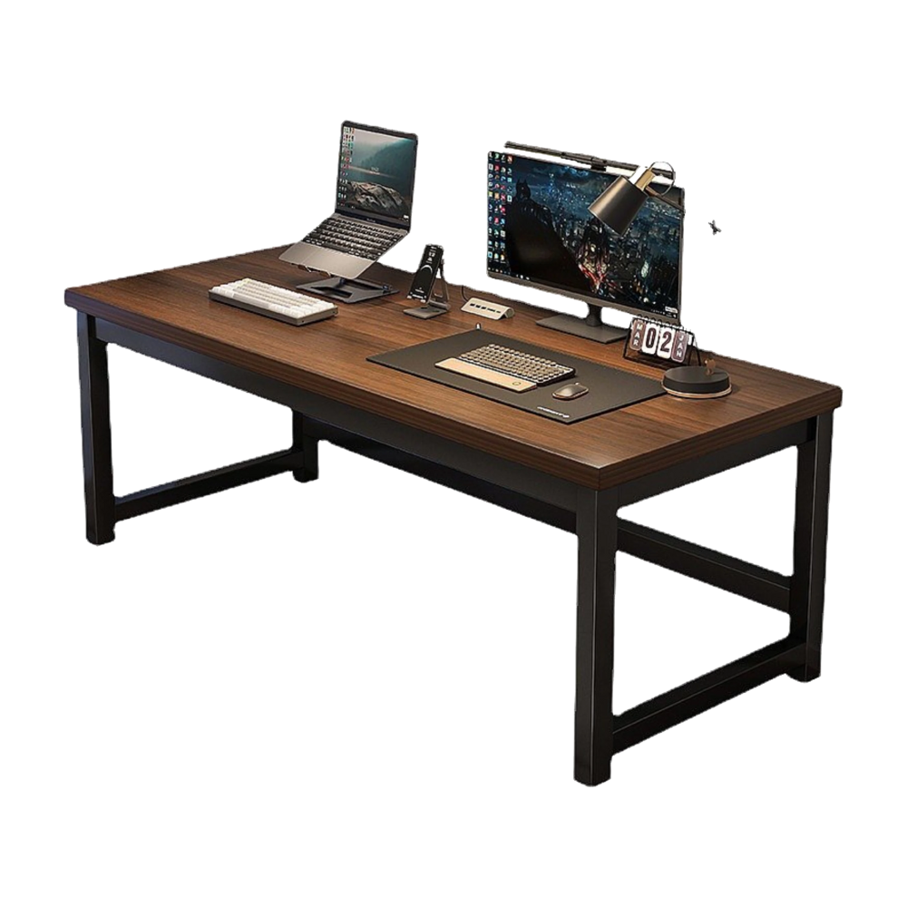 שולחן מחשב כתיבה 160 ס"מ צבע עץ בשילוב שחור דגם Rosso Italy RSM-3132 - יבואן רשמי