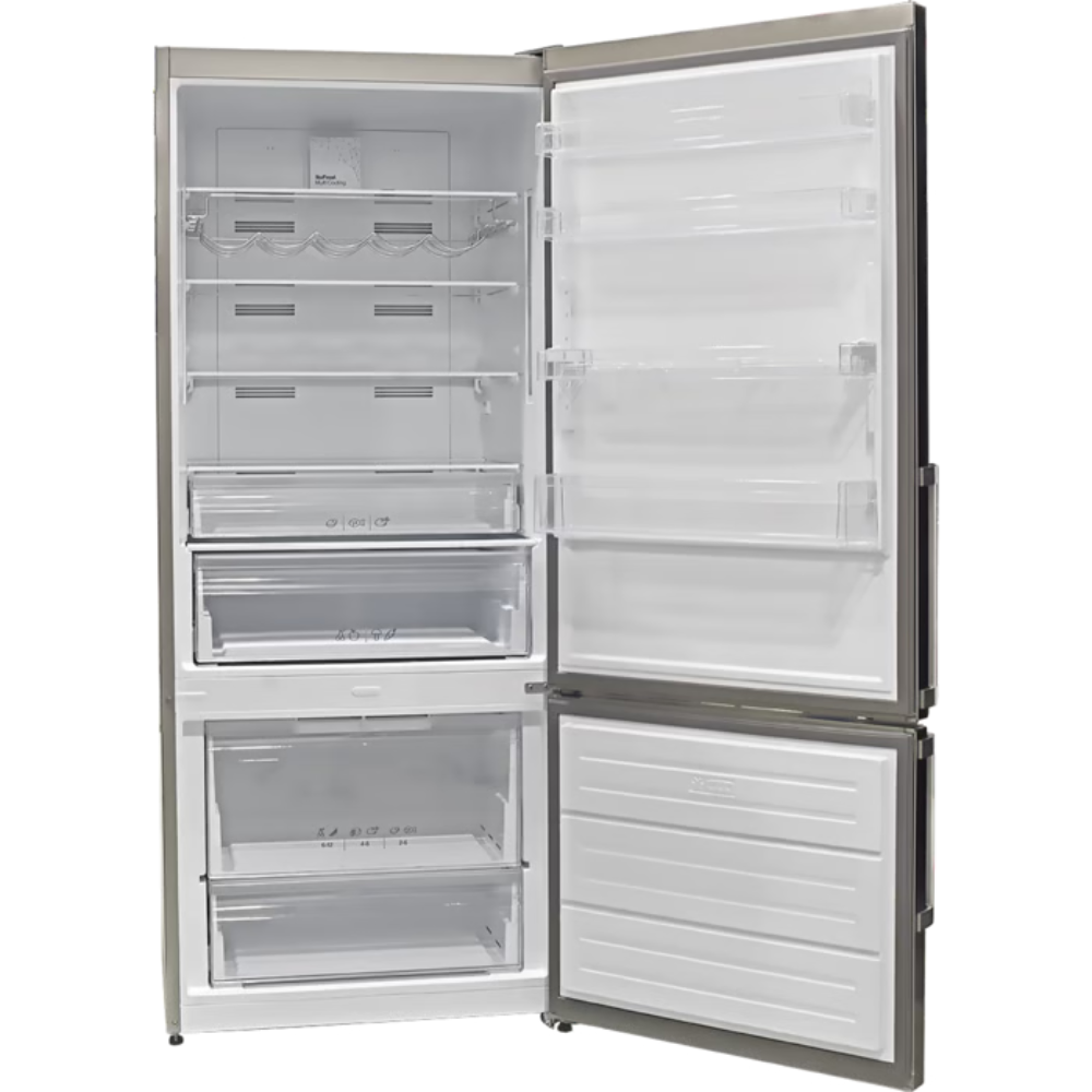 מקרר מקפיא תחתון 513 ליטר נטו Electra EL8663N - גימור נירוסטה אחריות ע"י - יבואן הרשמי