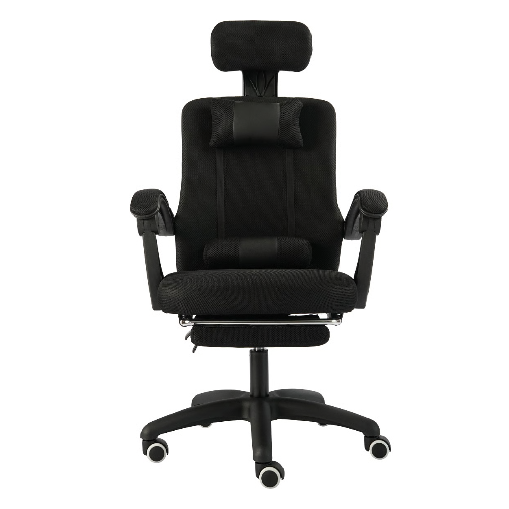 כסא מנהל אורטופדי Rosso Italy MSH-3-65 - צבע שחור - יבואן רשמי