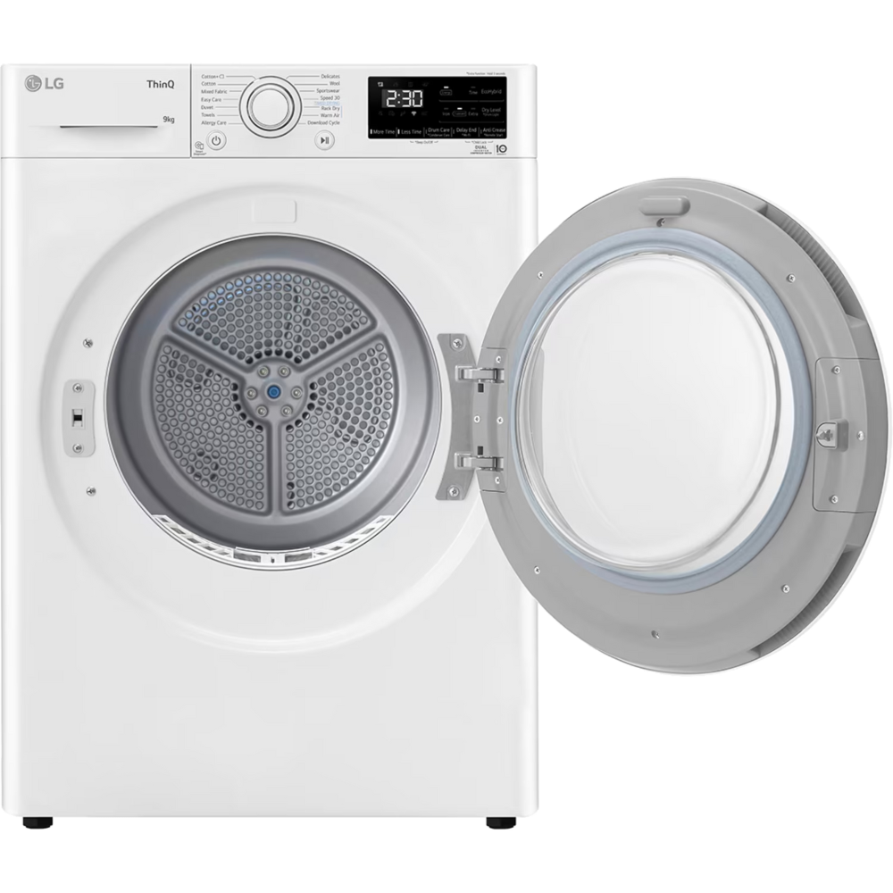 מייבש כביסה פתח חזית LG אל ג'י FD1609BD 9 ק"ג - יבואן רשמי