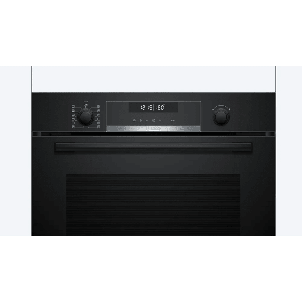 תנור בנוי פירולטי נפח 71 ליטר Bosch HBG578EB3 - גימור שחור זכוכית - K.B.V