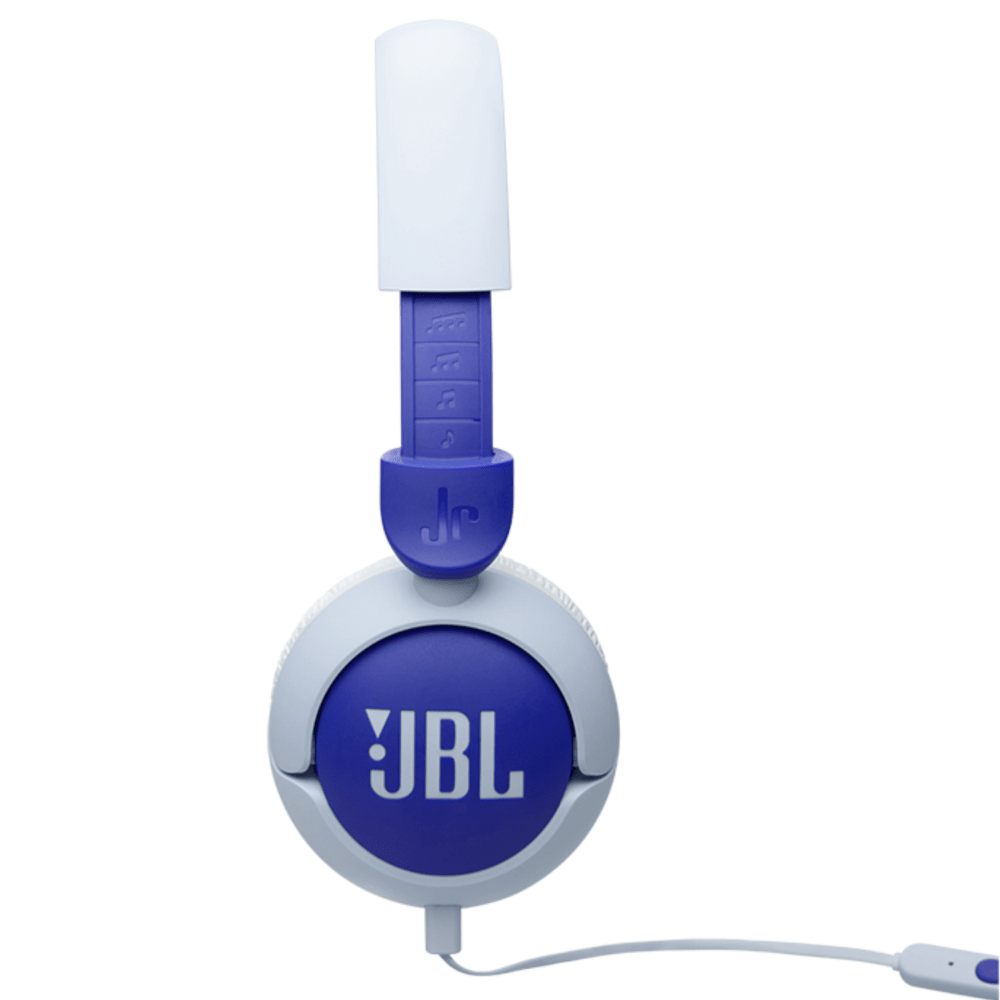 אוזניות קשת חוטיות לילדים JBL JR320 - צבע כחול - K.B.V