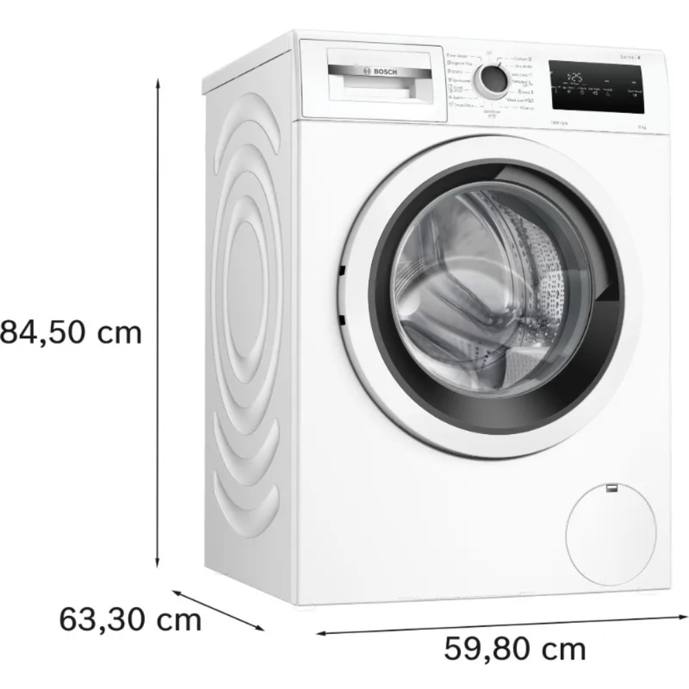 מכונת כביסה 8 ק"ג דגם BOSCH WAN24158IL בוש - יבואן רשמי