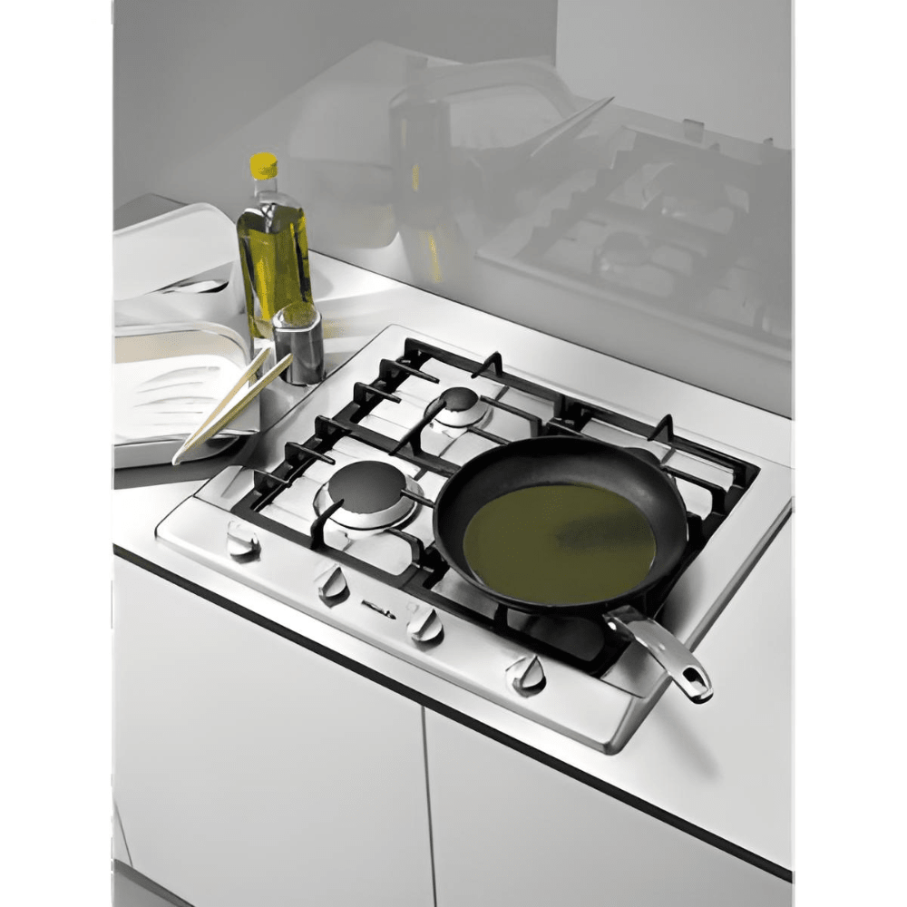 כיריים גז 4 להבות KM2010G Miele רוחב 65 עם מסגרת נירוסטה - K.B.V