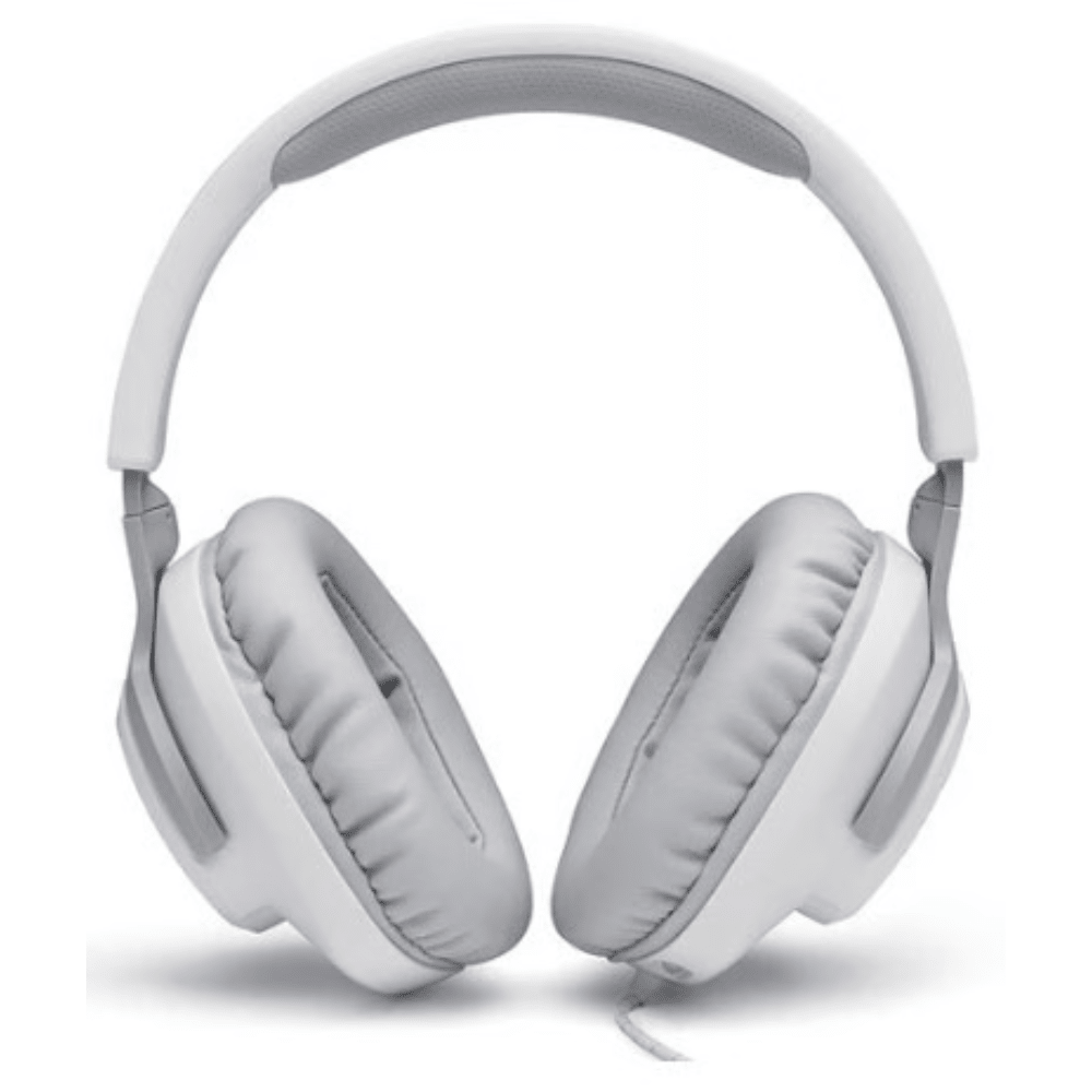 אוזניות גיימינג JBL Quantum 100 - צבע לבן - K.B.V