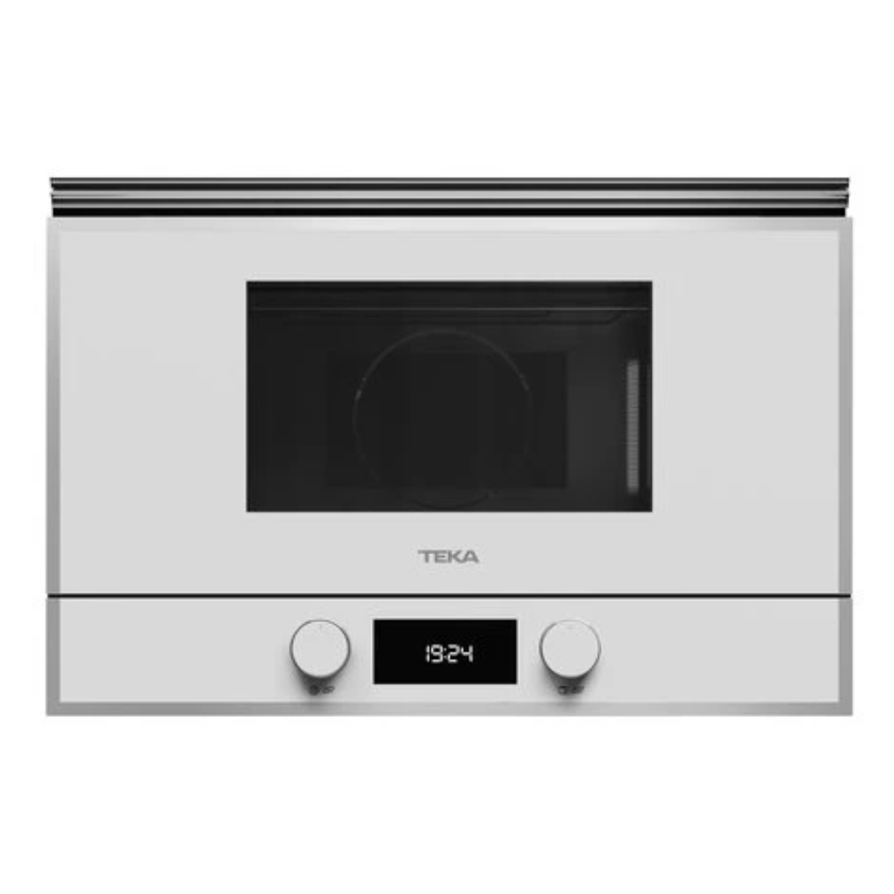 מיקרוגל משולב גריל בנוי גובה 38 ס”מ Teka תקה ML 822 BIS white זכוכית לבנה - יבואן רשמי