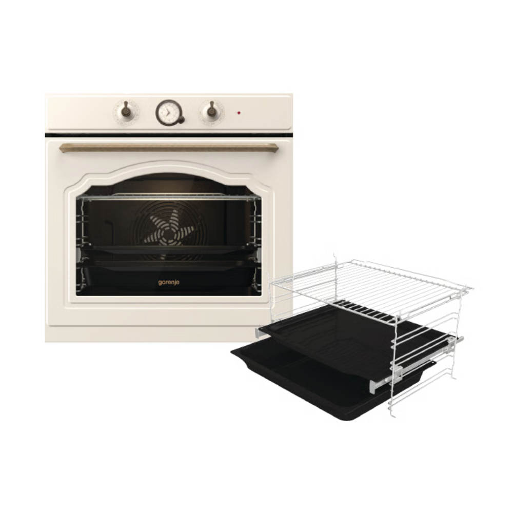 תנור בנוי BOS67372CLI GORENJE - צבע שמנת חמש שנים אחריות - יבואן רשמי