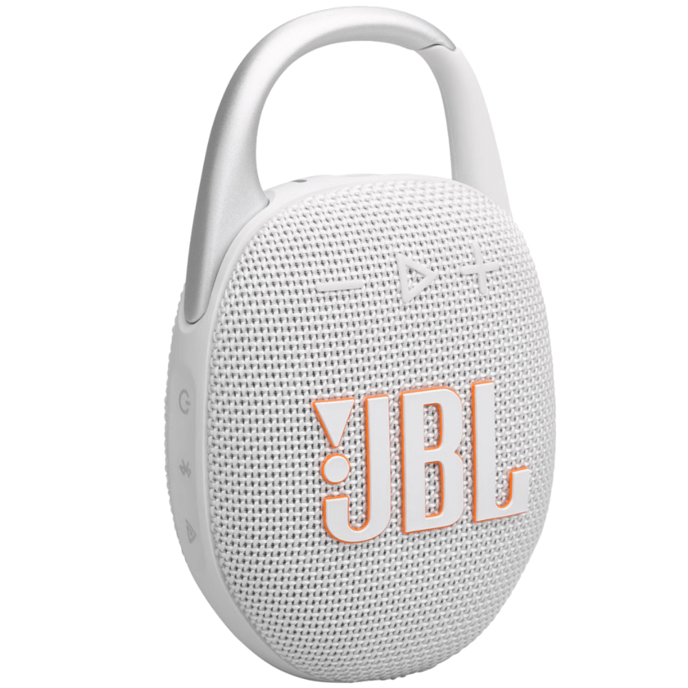 רמקול אלחוטי JBL Clip 5 IP67 7W - צבע לבן - K.B.V