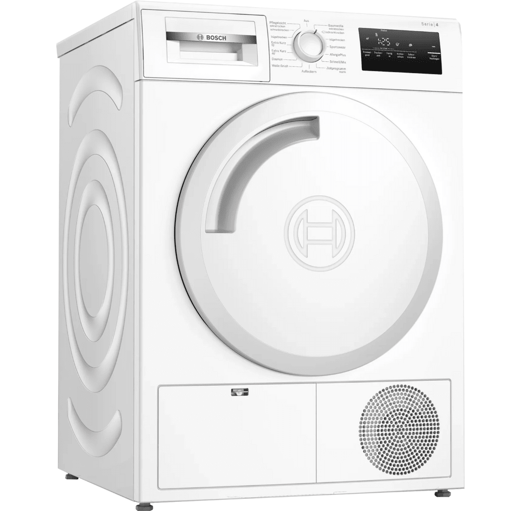 מייבש כביסה קונדנסור 8 ק"ג Bosch WTN83203 - צבע לבן - K.B.V