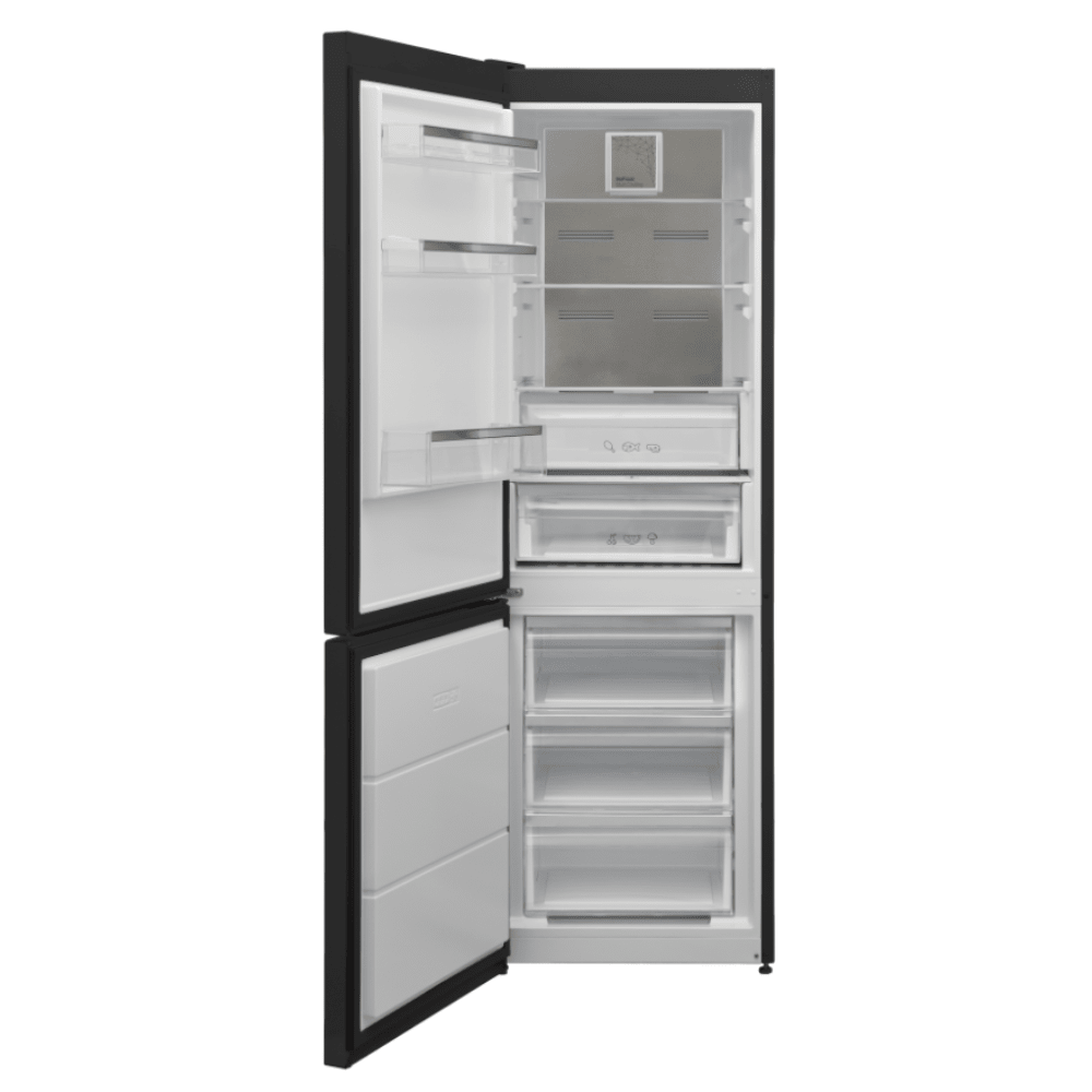מקרר מקפיא תחתון 331 ליטר דגם FJ-NF676LBM פוג'יקום FUJICOM שחור מט (פתיחה לשמאל) - K.B.V