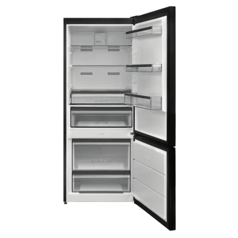 מקרר מקפיא תחתון 428 ליטר דגם FJ-NF624DX פוג'יקום FUJICOM נירוסטה שחורה - K.B.V