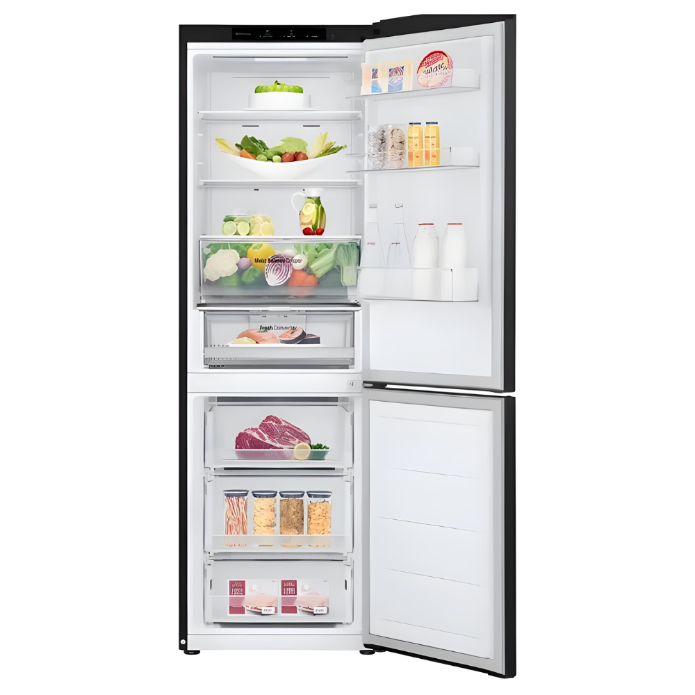 מקרר מקפיא תחתון 344 ליטר דגם LG GR-344SD שחור - יבואן רשמי