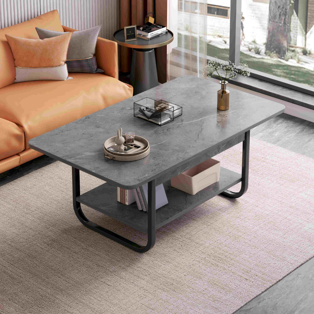 שולחן סלון פינת קפה רוחב 80 ס"מ דגם RSM-3102 ROSSO ITALY - יבואן רשמי