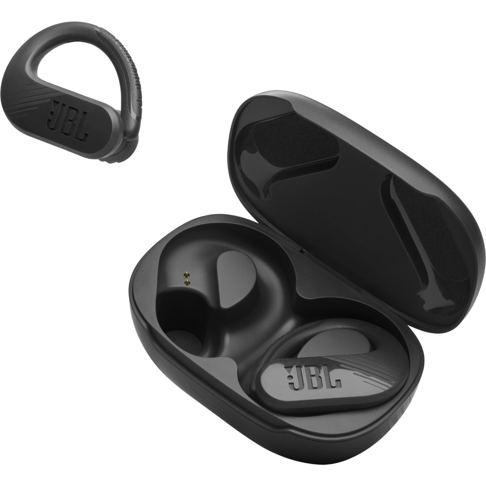 אוזניות אלחוטיות JBL Endurance Peak 3 TWS IP68 - צבע שחור שנה אחריות ע"י - יבואן הרשמי