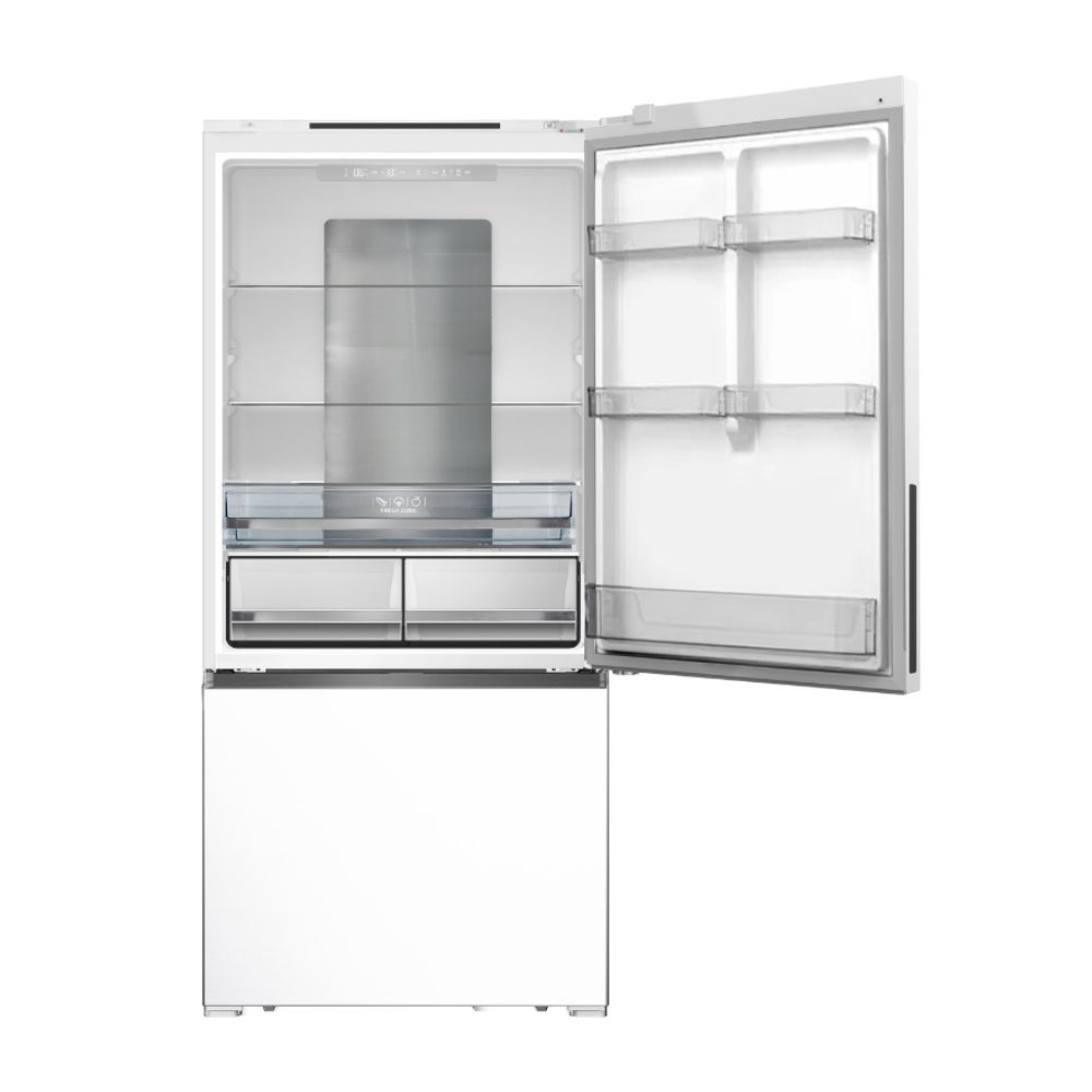 מקרר מקפיא תחתון 499 ליטר דגם FUJICOM FJ-NF516WBF פוג'יקום לבן - יבואן רשמי