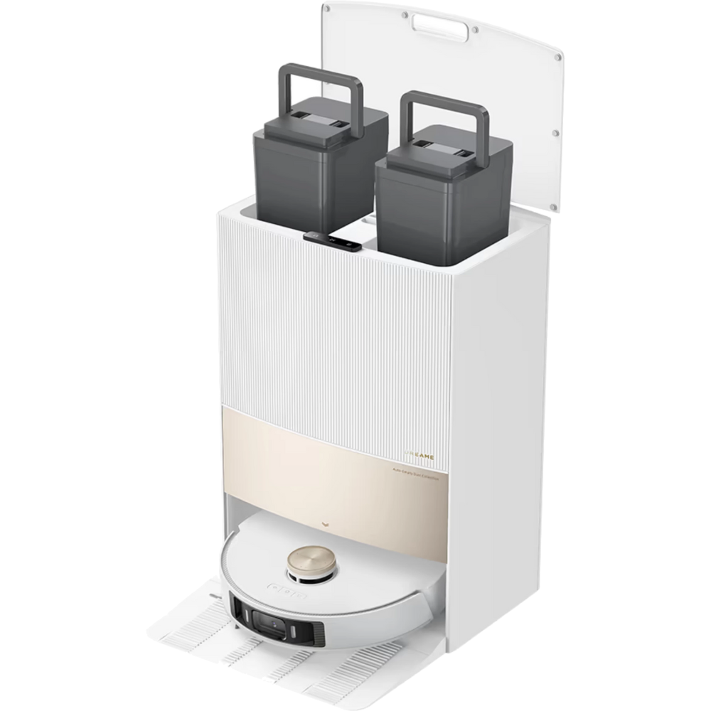 שואב אבק רובוטי חכם ומקרצף Dreame Bot L20 Ultra - צבע לבן - יבואן רשמי